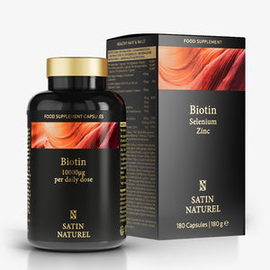 Biotin Kapseln | Haar Vitamine 180 Kapseln mit Biotin, Selen, Zink, Kalzium
